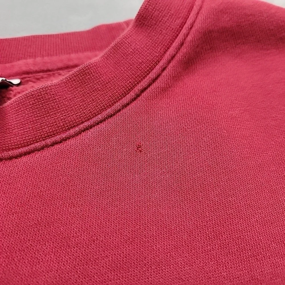 Nike Sweatshirt Mens XL Red Pullover Crewneck Embroidered Swoosh Sportswear